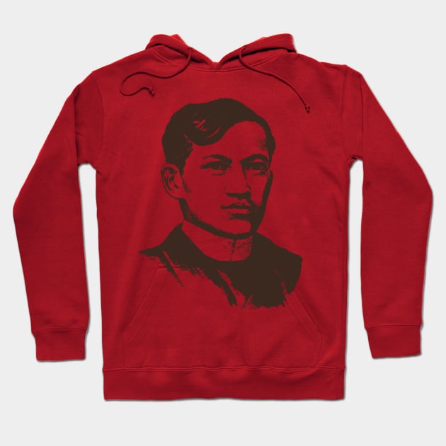 Jose Rizal Portrait Hoodie by Tamie